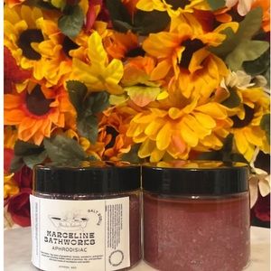 Aphrodisiac salt scrub